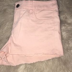 H&M divided light pink shorts